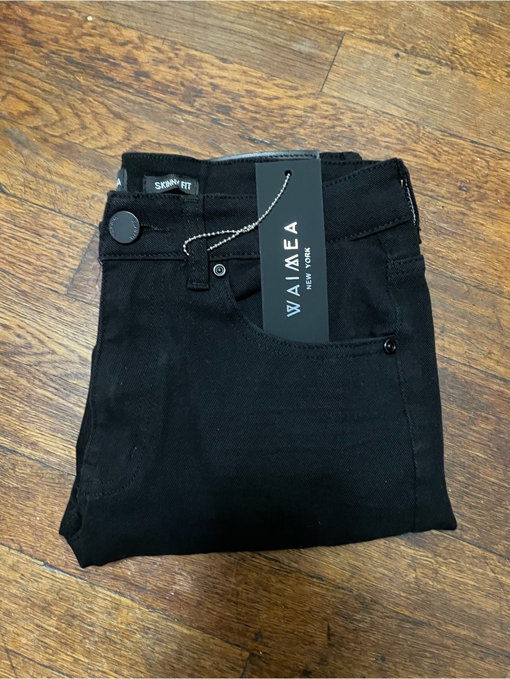 Distressed Black Skinny Jeans for Men